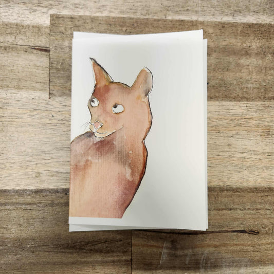 Greeting Card - Cat
