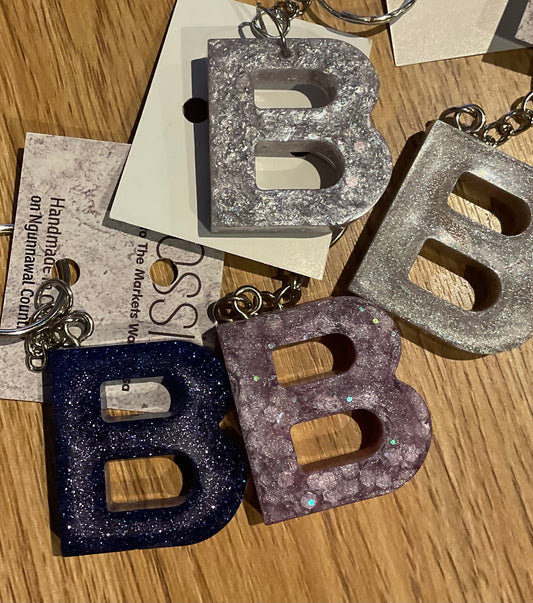 *Keychain Alphabet Letter B