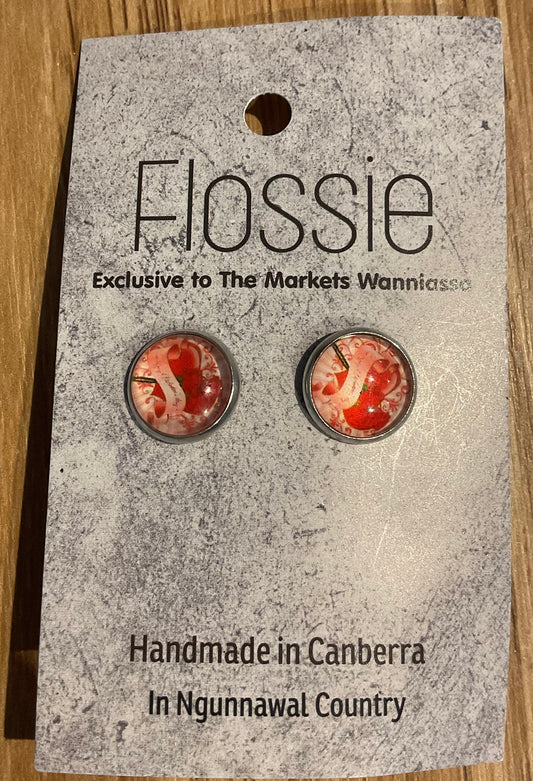 *Earrings Heart Studs