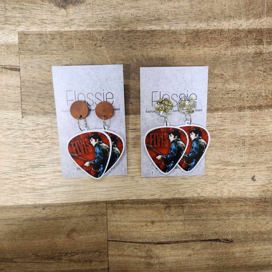 Earrings Elvis Dangles