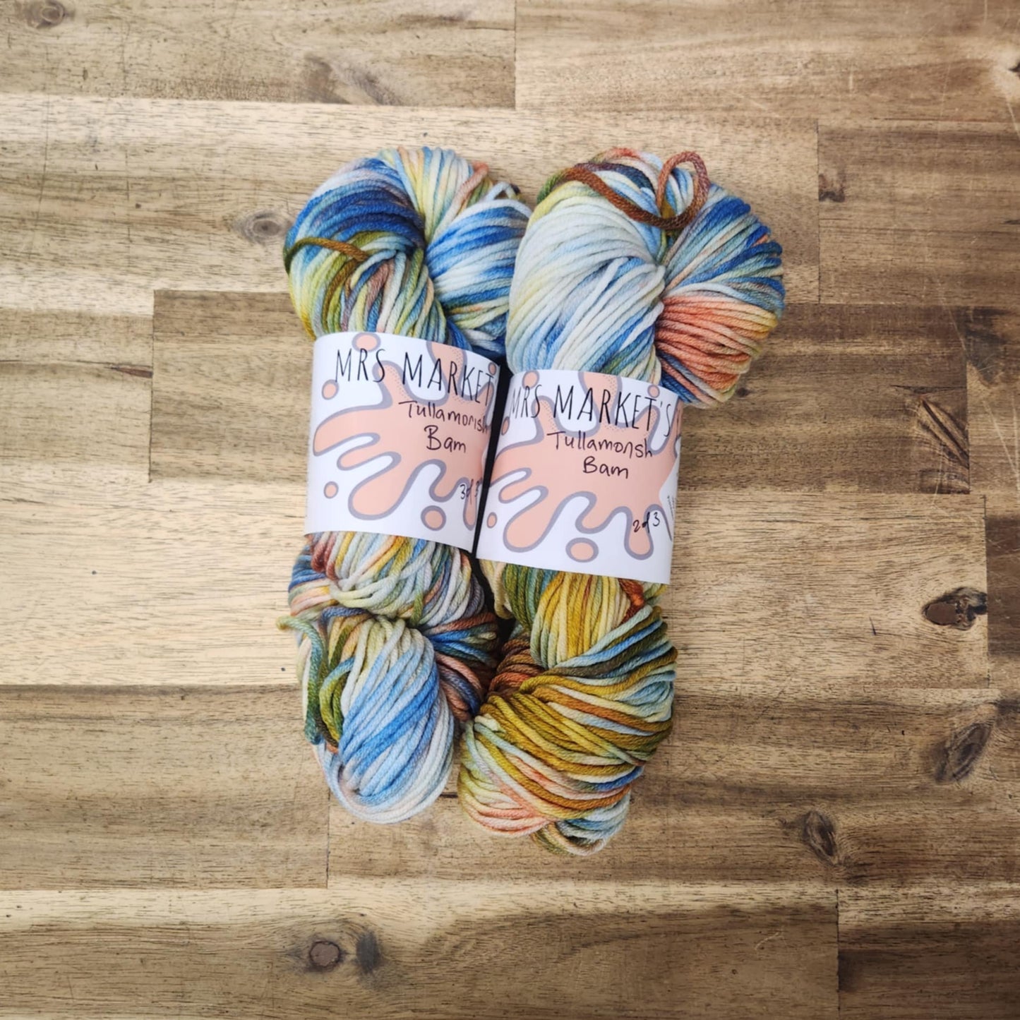 Mrs Market's Tullamorish Hand Dyed Yarn 8ply DK