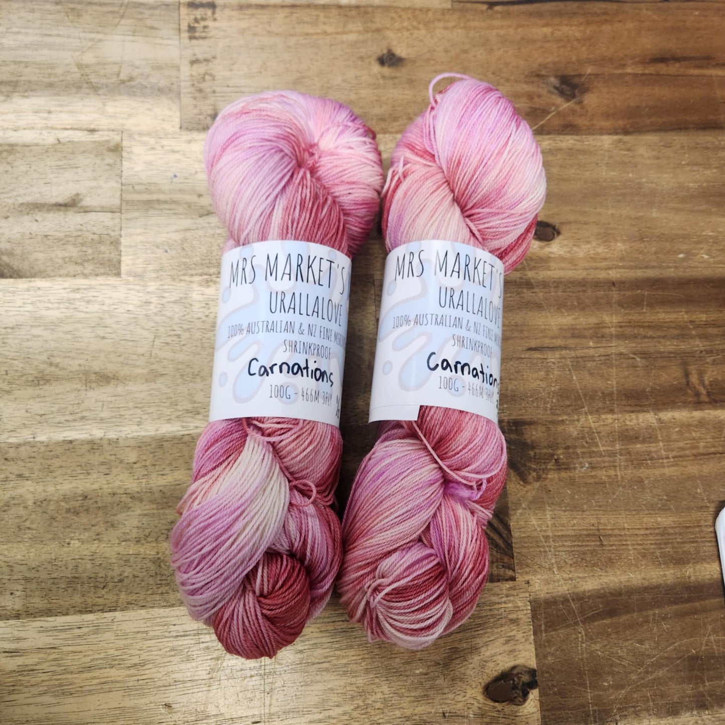 Mrs Markets Urallalove 3ply Hand dyed Yarn