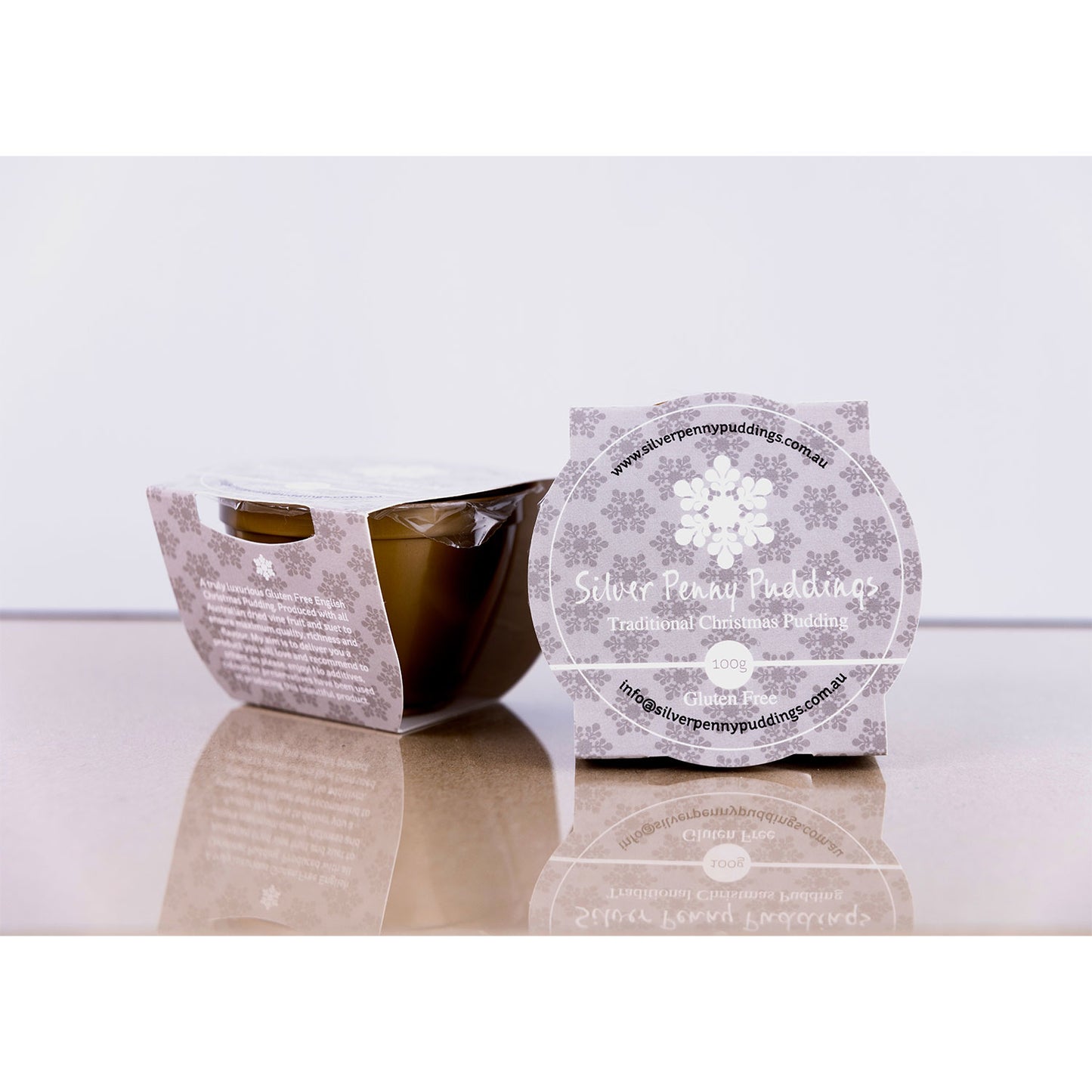 Silver Penny Puddings - Gluten Free Xmas Pudding