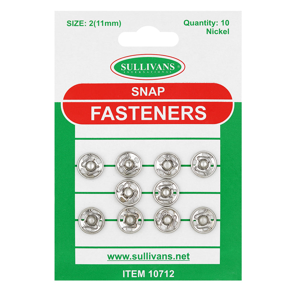 Snap Fastener 11mm Silver