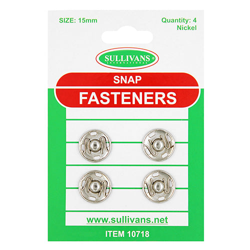 *Metal Snap Fasteners 15mm