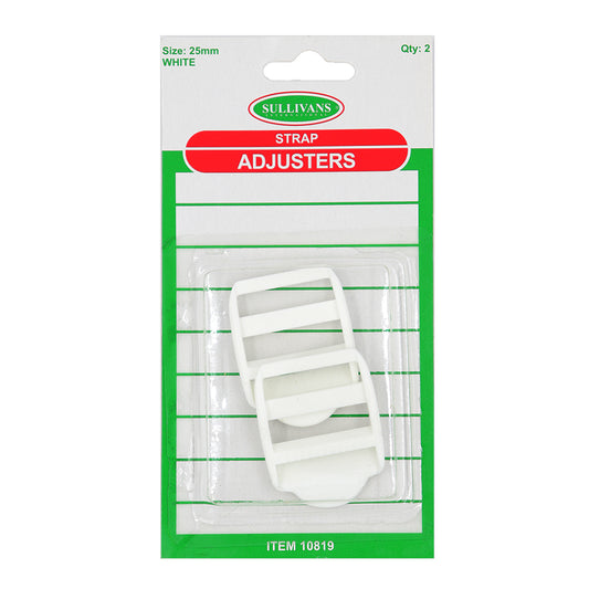 Strap Adjuster 25mm - White