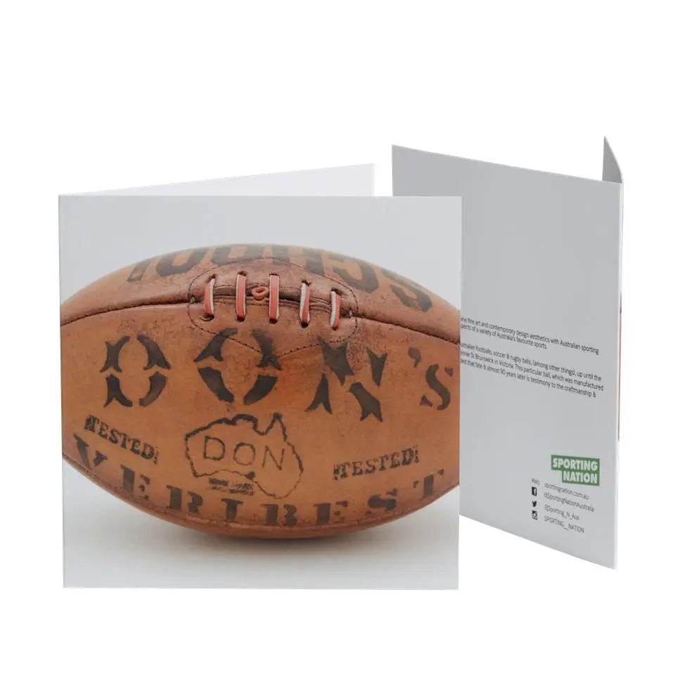 Don's Football Greeting Card