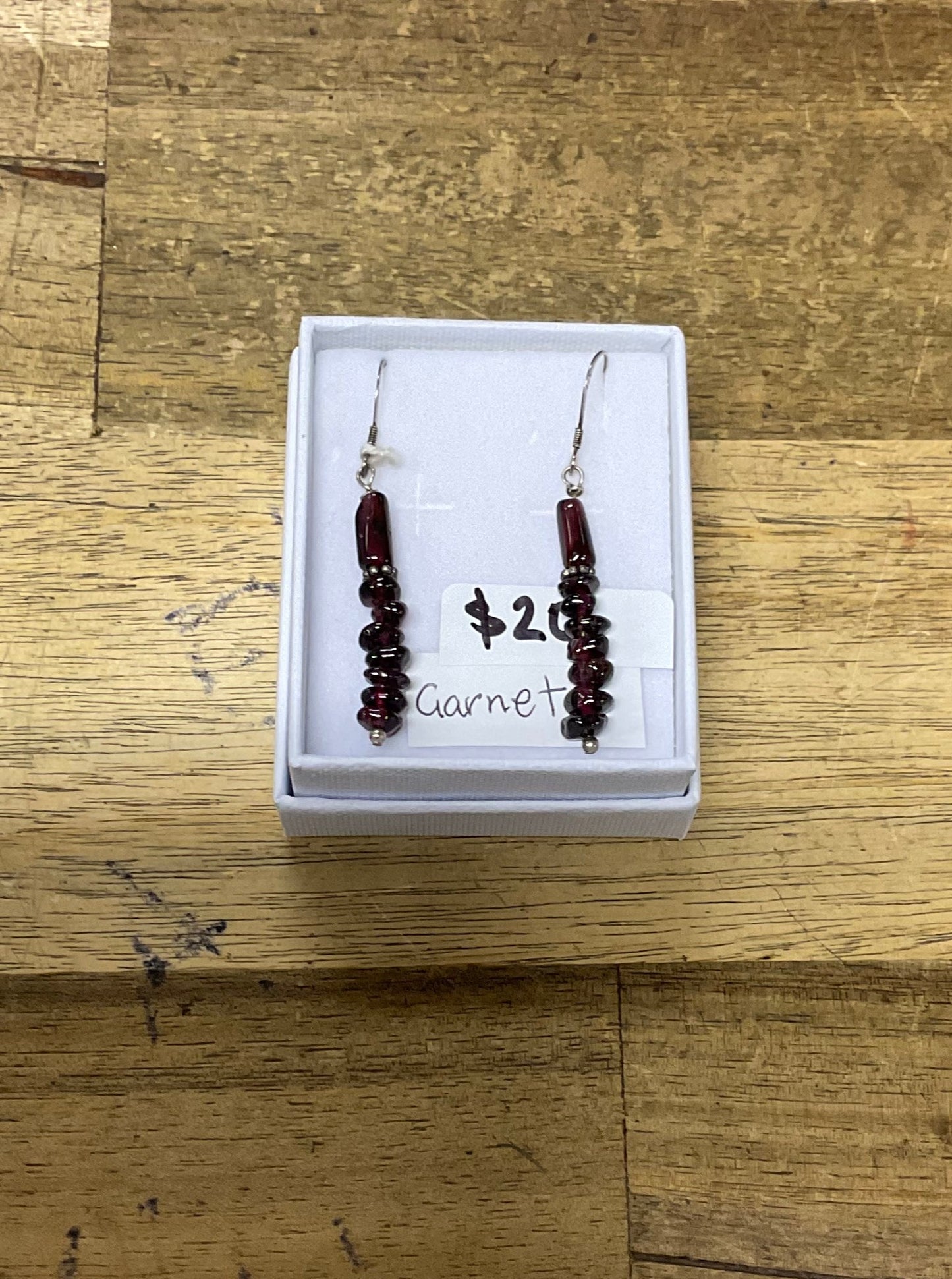Beaded Stone Earrings Various