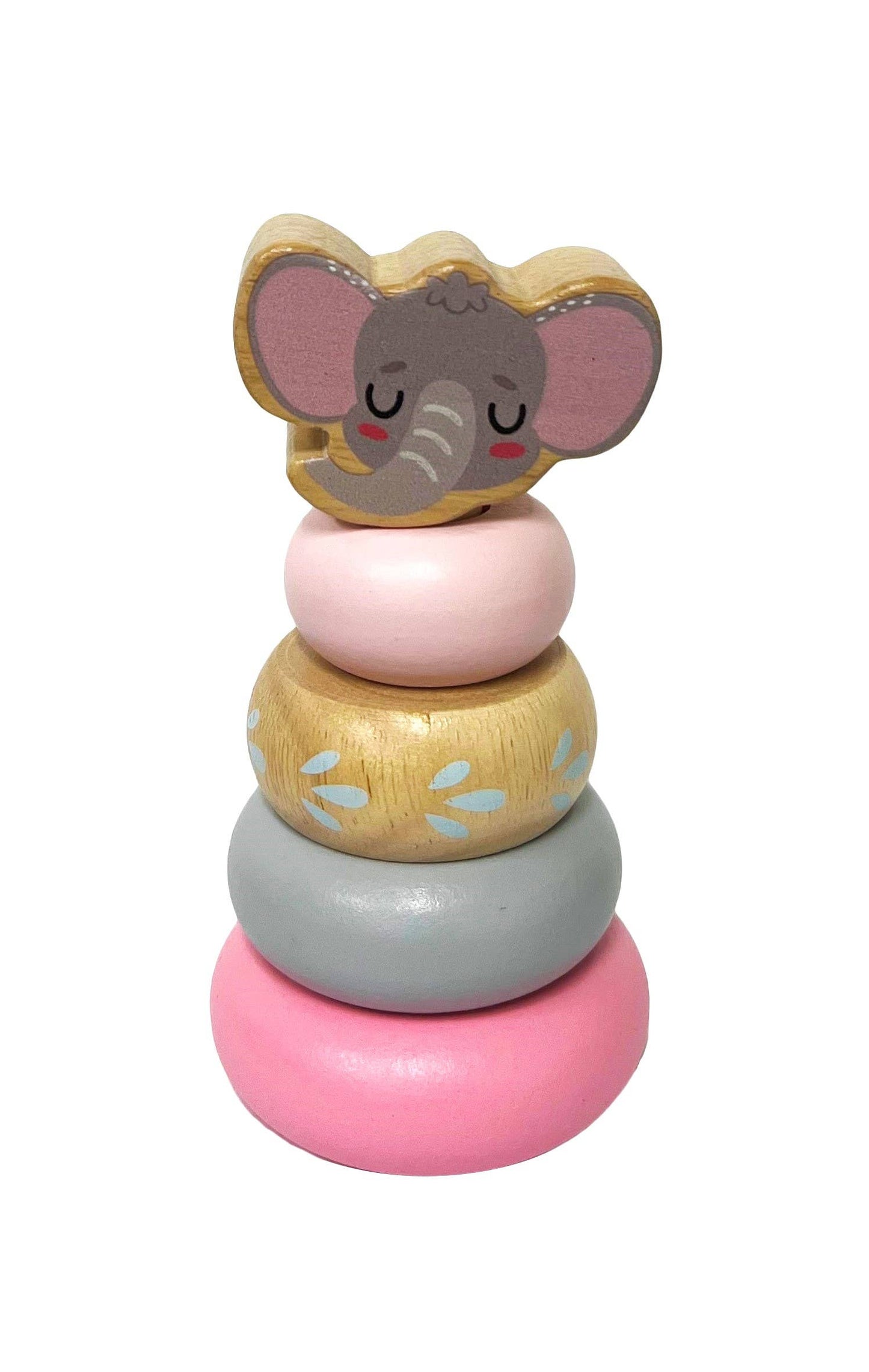 Wooden Mini Safari Animal Stacking Toy