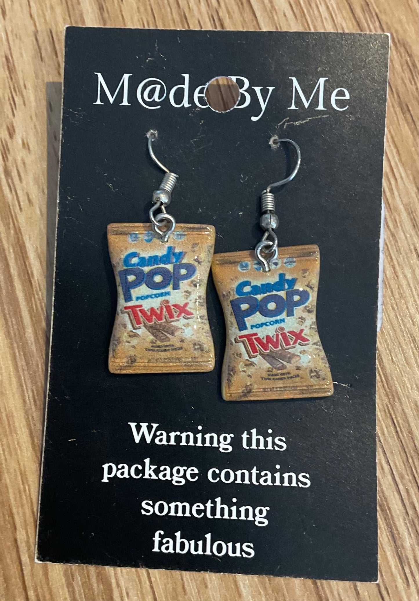 *Earrings Chocolate Bar Dangles