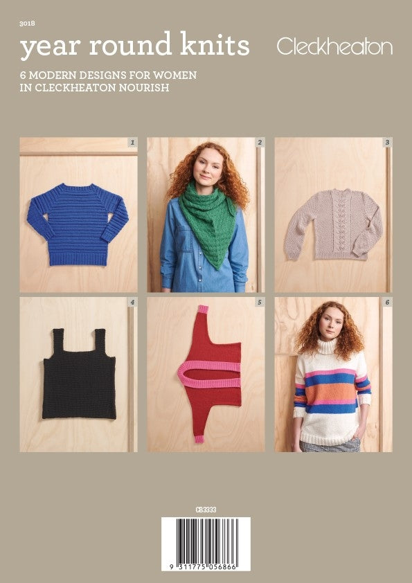 Year Round Knits Pattern 3018 DISC