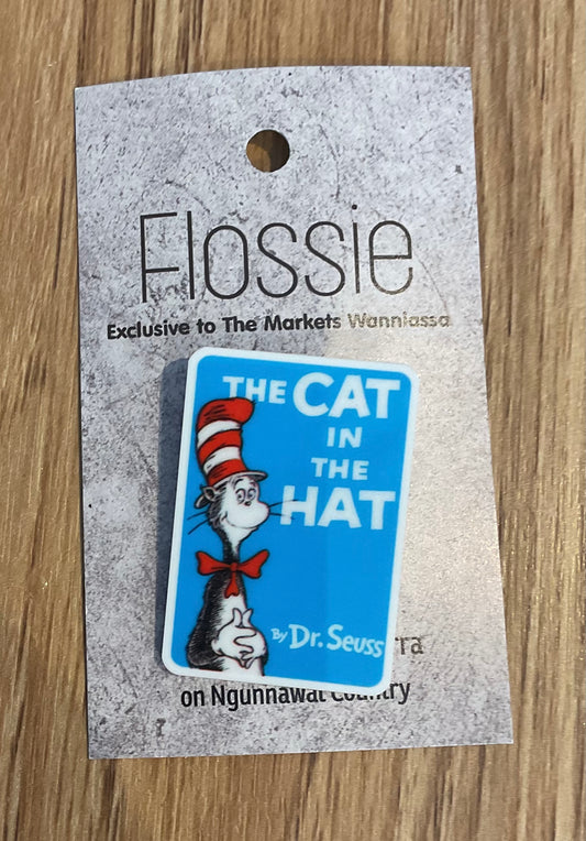 *Brooch Cat with Hat