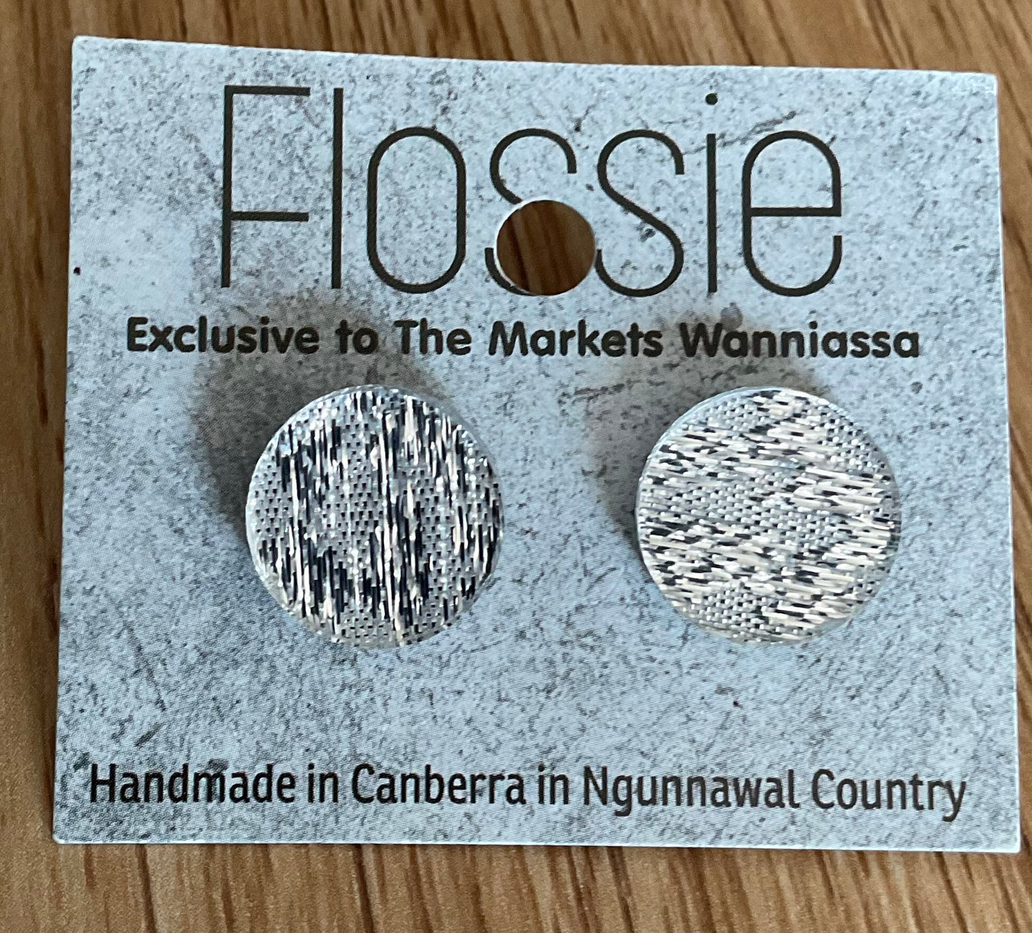 *Earrings Acrylic Mirror Studs