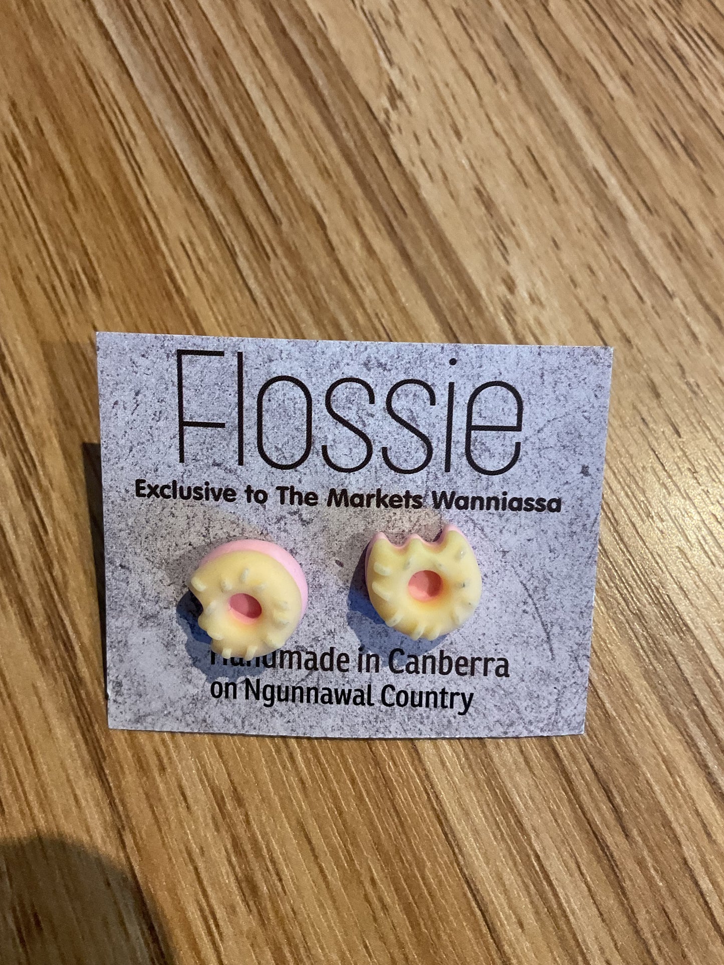 *Earrings Doughnut Studs