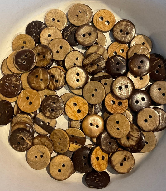 *Loose Buttons - Coconut Shell