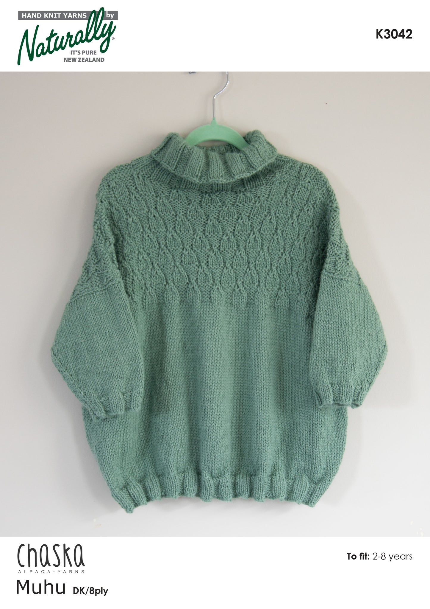 Kids Poncho-Jumper Pattern - K3042