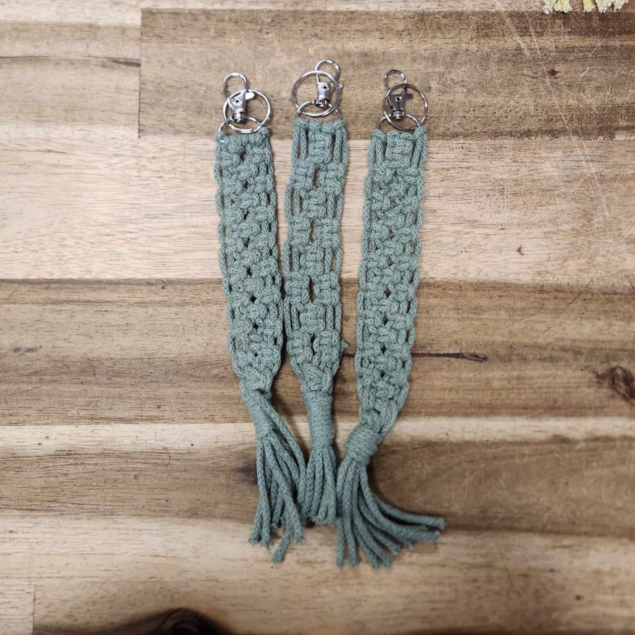Macrame Keychain - Flat