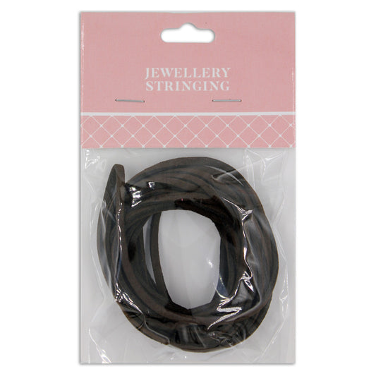 Thonging Suede 2mm - Dark Brown