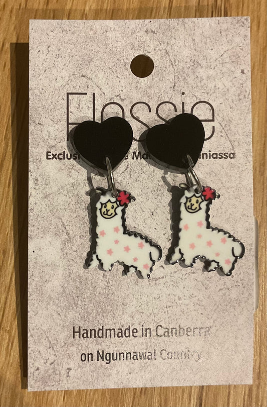 *Earrings Alpaca Dangles