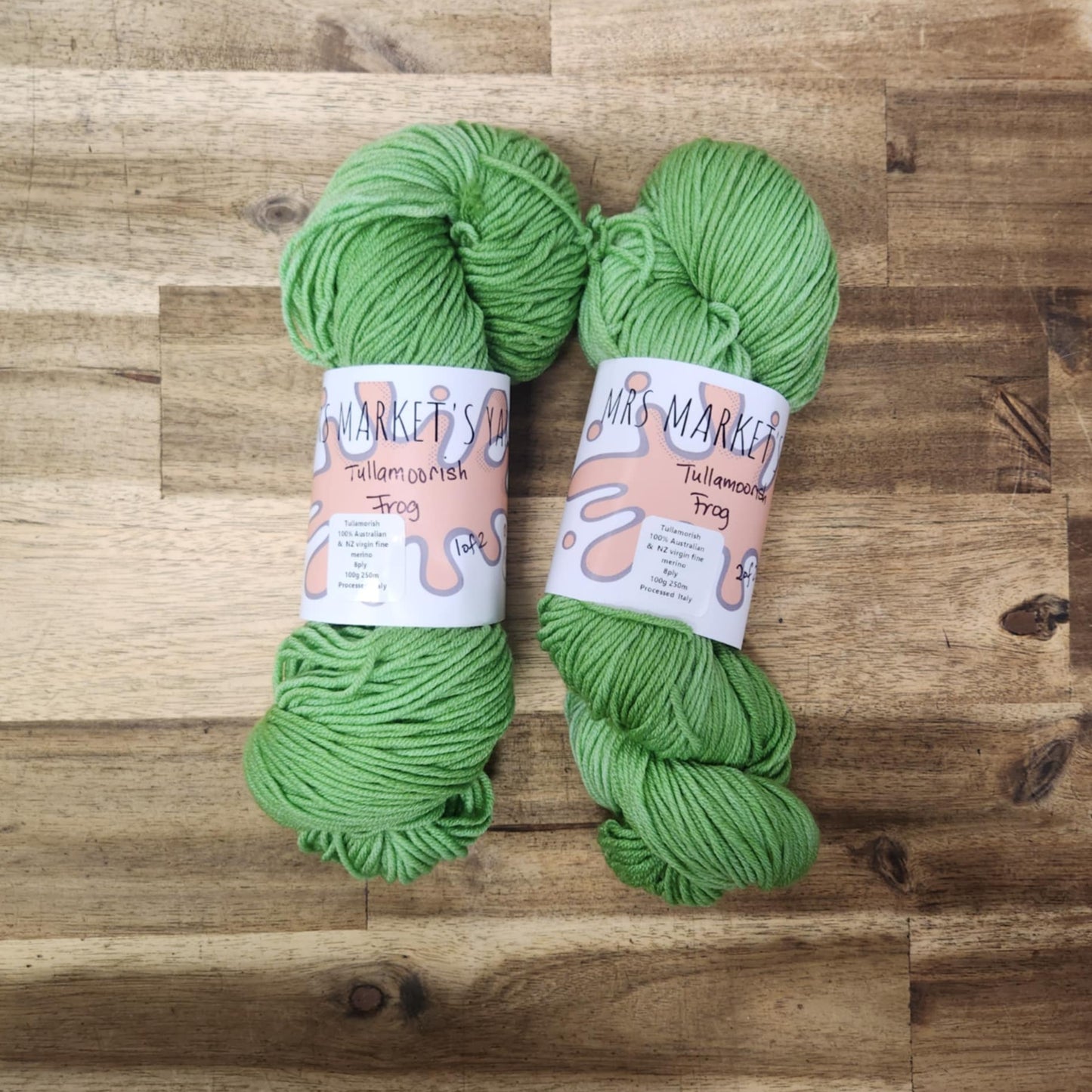 Mrs Market's Tullamorish Hand Dyed Yarn 8ply DK