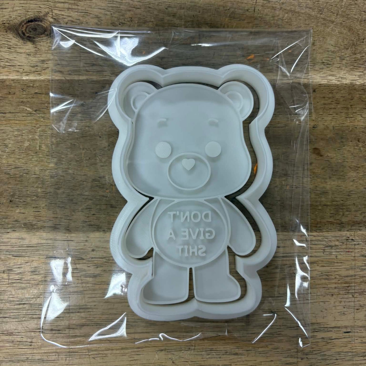 Rude Bear Cookie Cutter - Don't Give A Sh*t