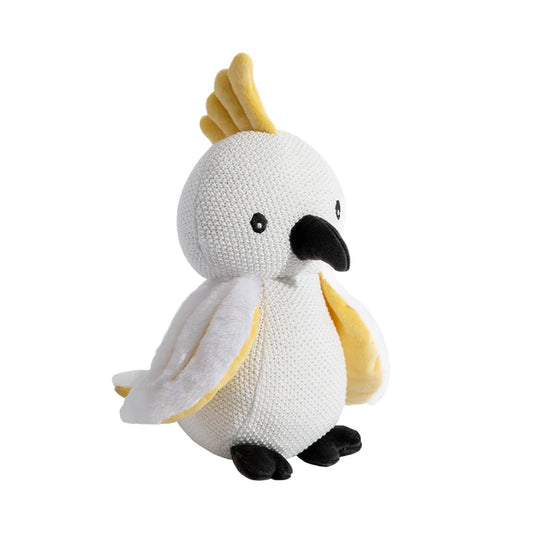 Knitted Animal Toy - Colin the Cockatoo