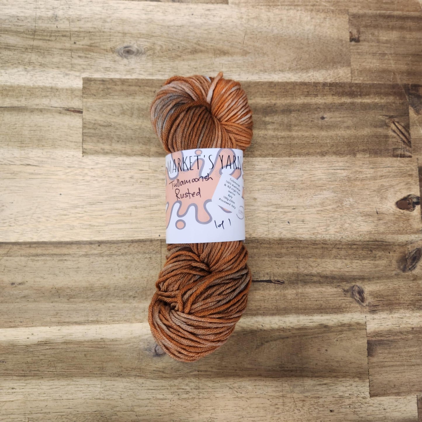 Mrs Market's Tullamorish Hand Dyed Yarn 8ply DK