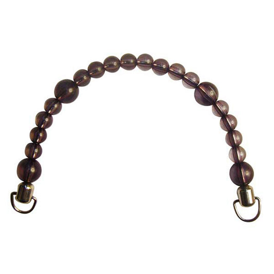 Bag Handles - Metal with Dark Beads 160x130mm