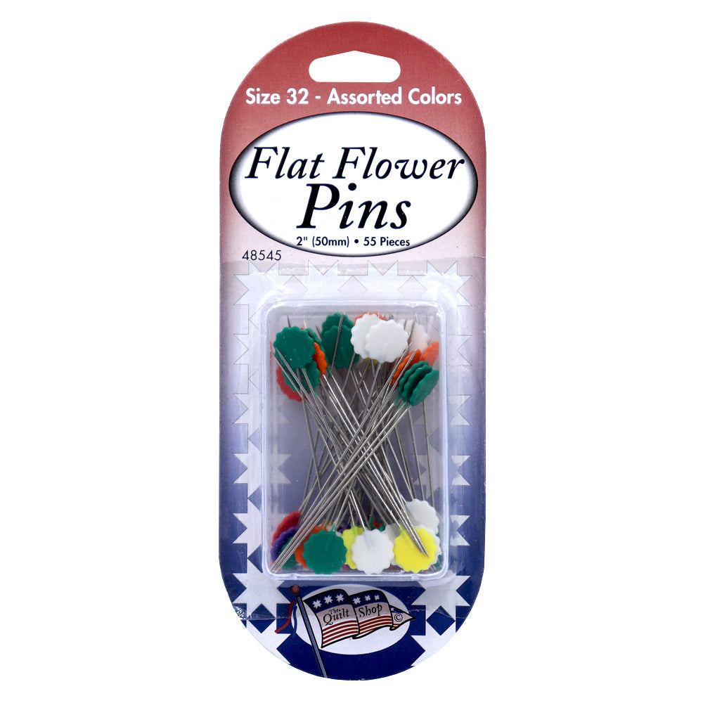 Quilting Flower Pins