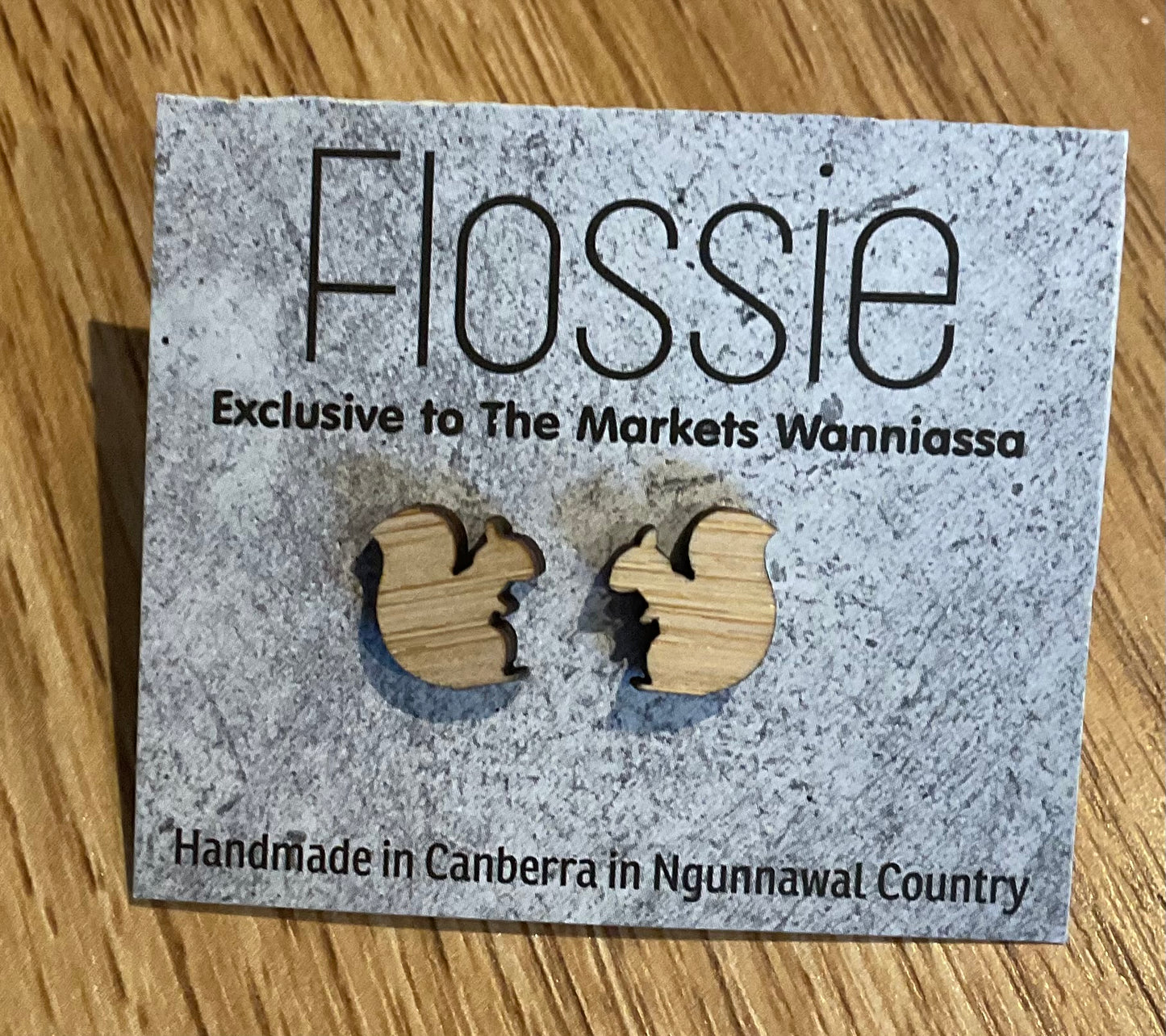*Earrings Squirrel Studs