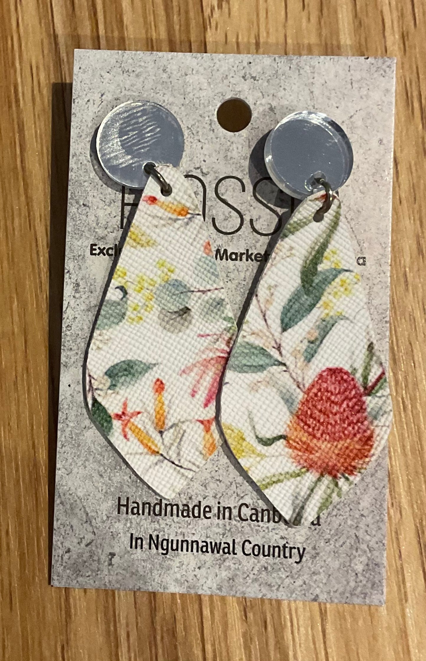 *Earrings Floral Dangles