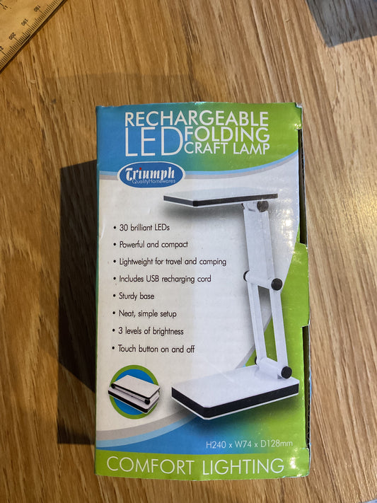 *Rechargeable LED Folding Craft Lamp