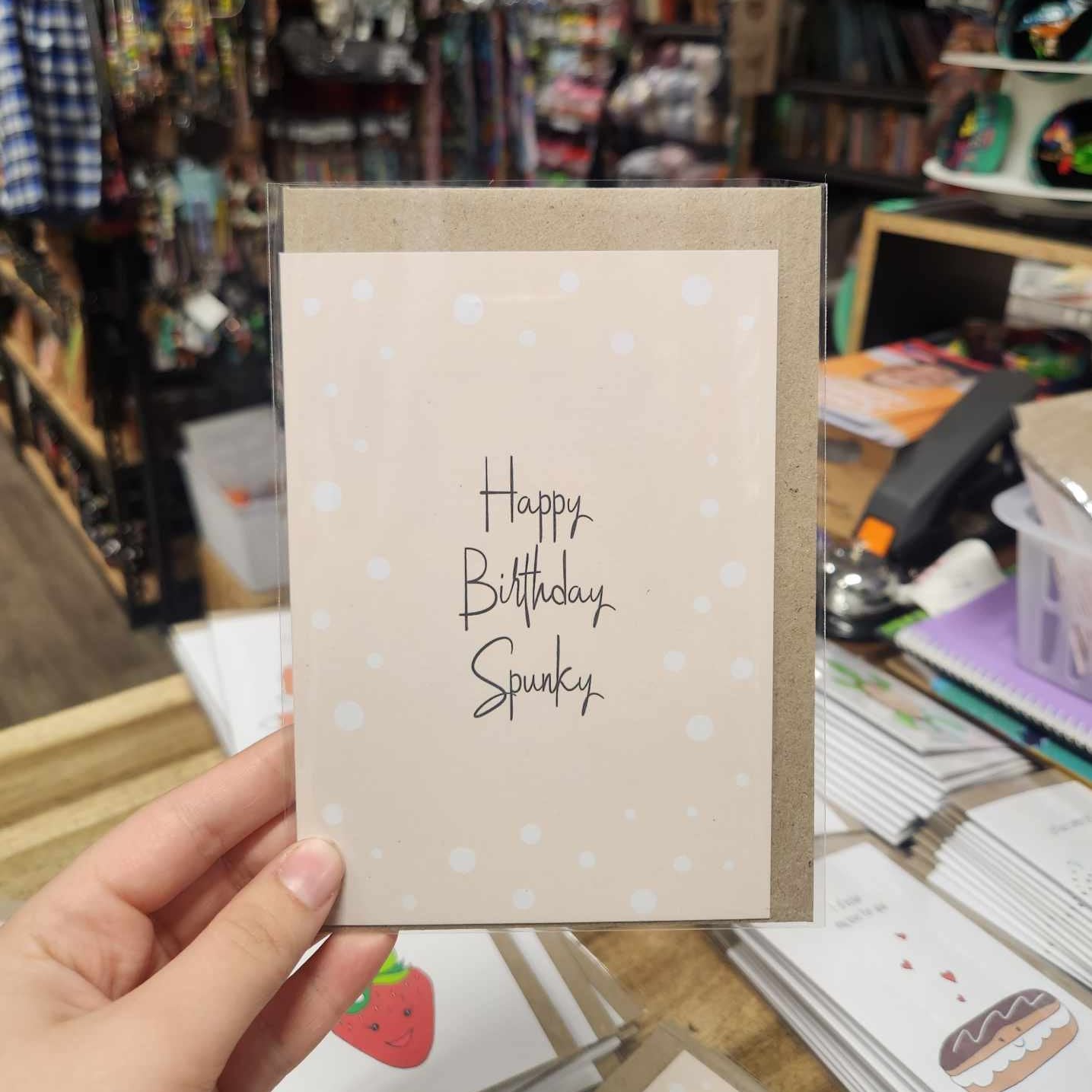 Greeting Card Spunky Birthday