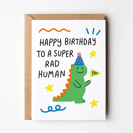 Super Rad Human Card