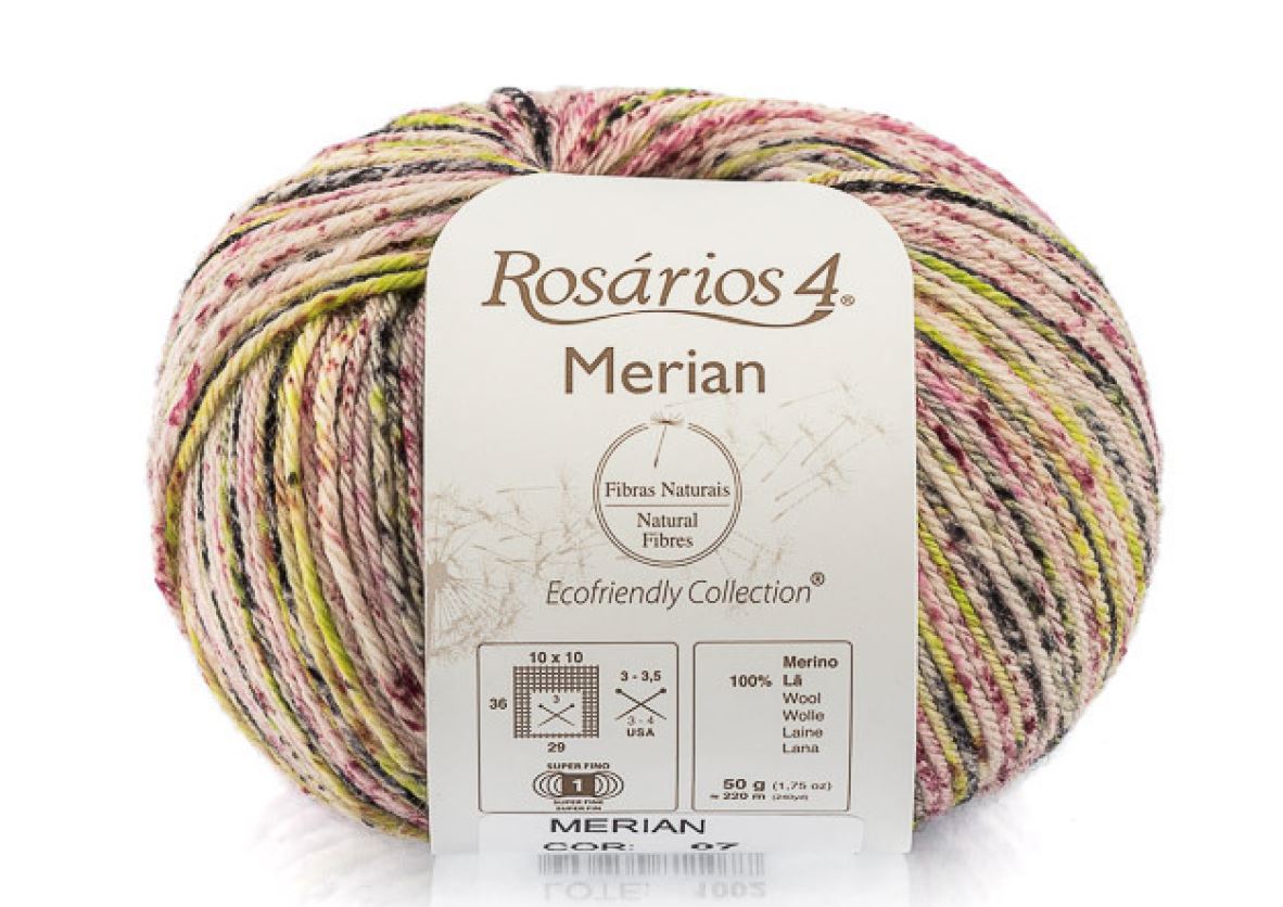 Rosarios 4ply Meia