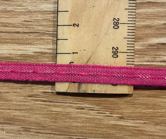*Ribbon Pink Textured 6mm Per Metre