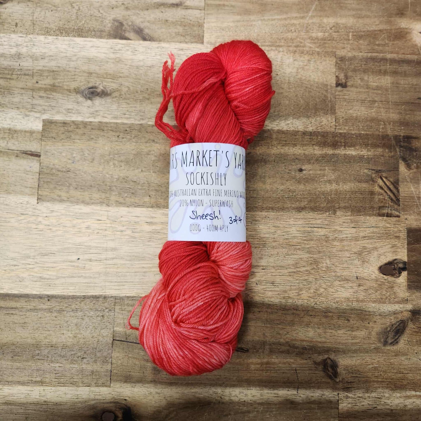 Mrs Market's Sockishly Hand Dyed Yarn 4ply