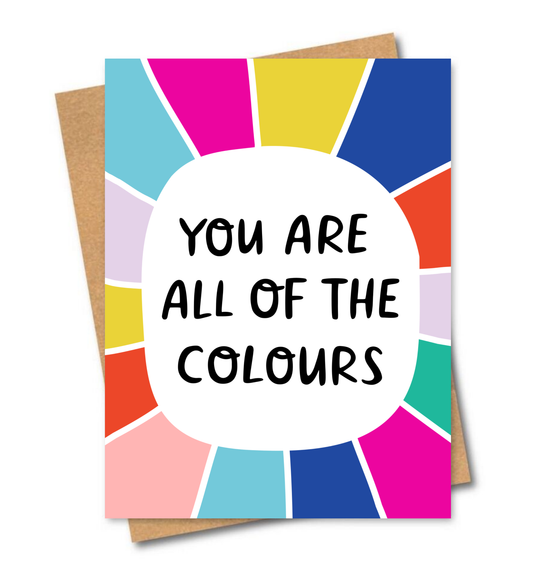 All of the Colours Card