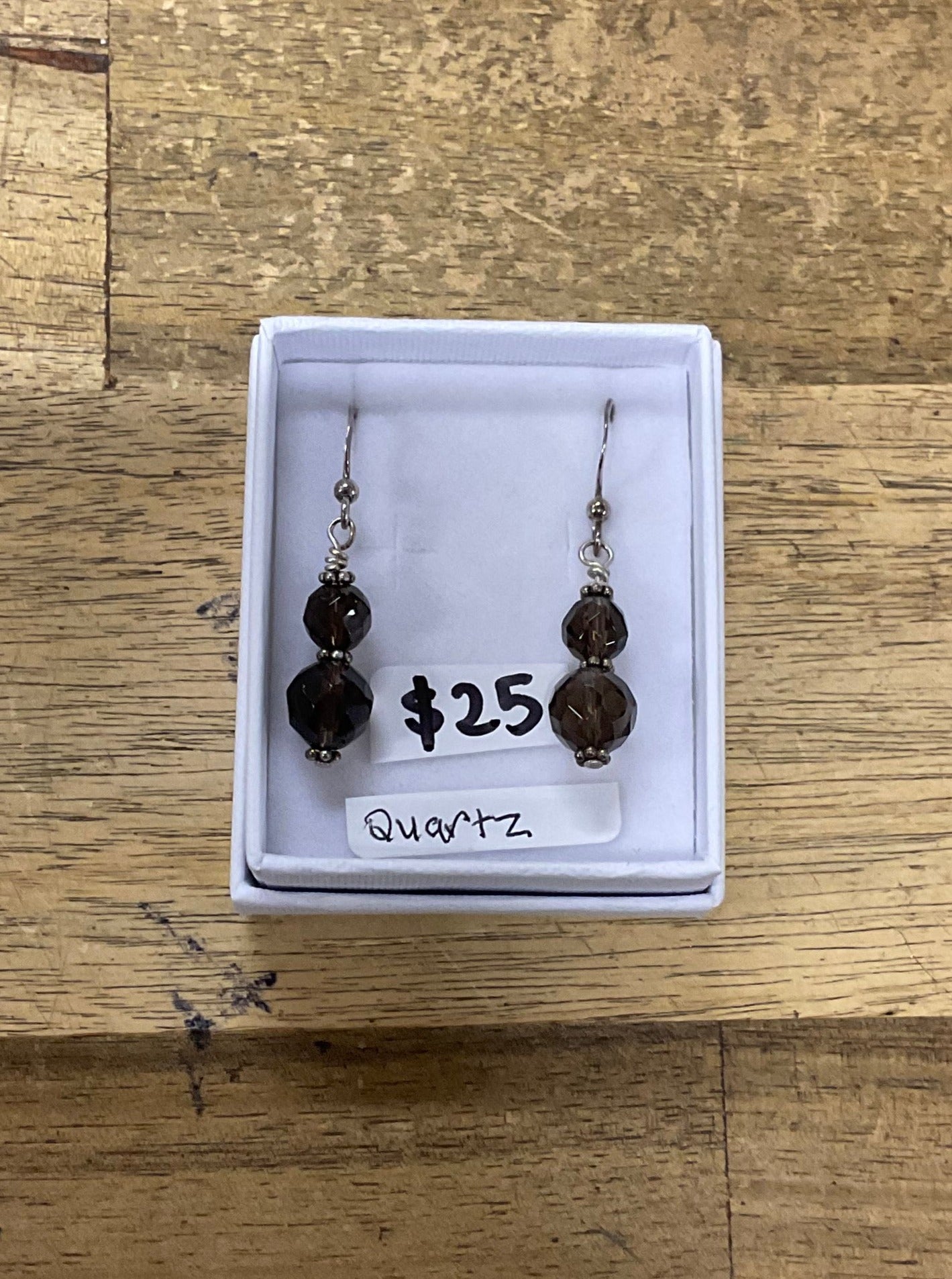 Beaded Stone Earrings Various