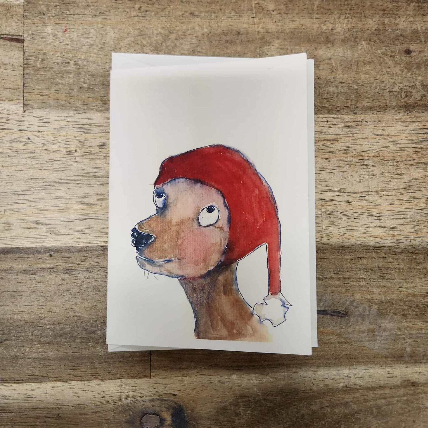 Greeting Card - Christmas Dog
