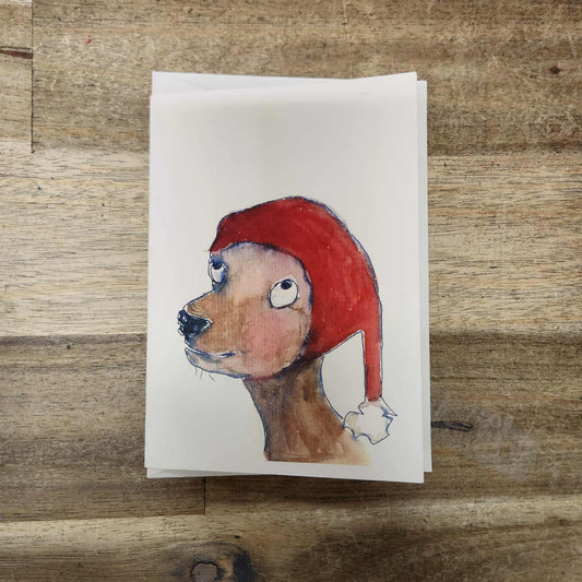 Greeting Card - Christmas Dog