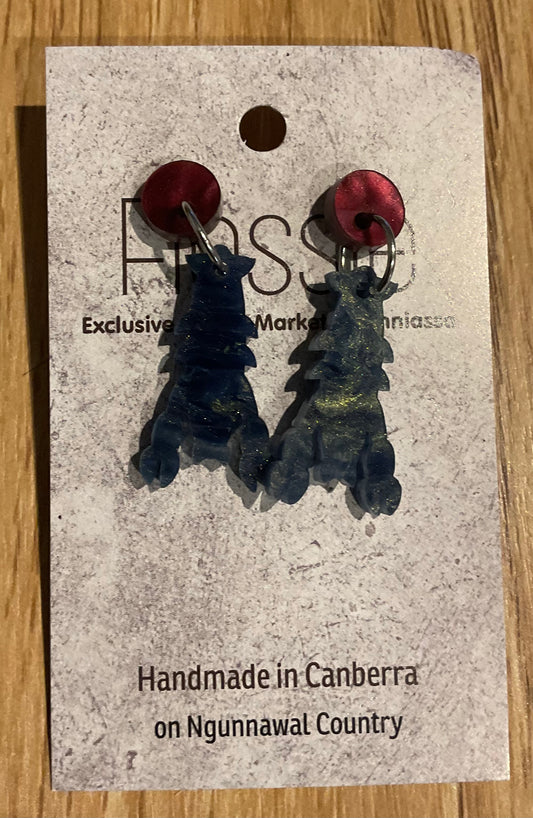 *Earrings Acrylic Lobster Dangles