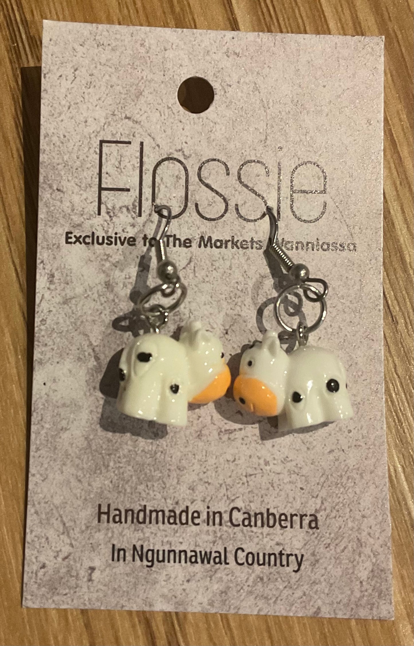 *Earrings Spotty Cow Dangles