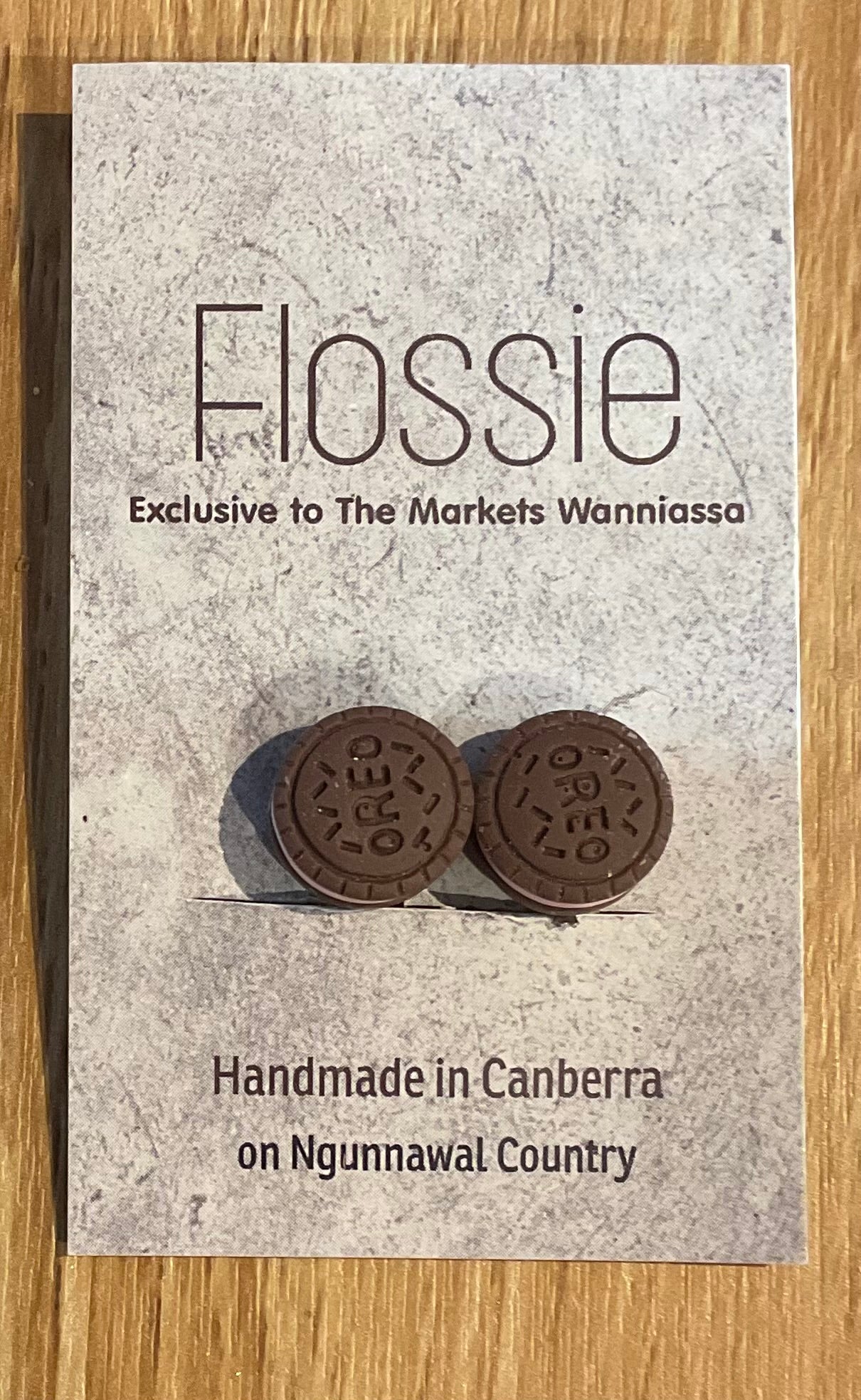 *Earrings Clip on Biscuit Studs