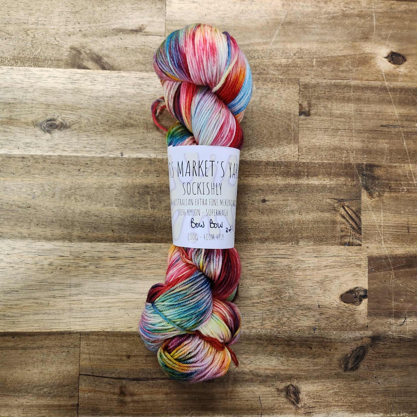 Mrs Market's Sockishly Hand Dyed Yarn 4ply