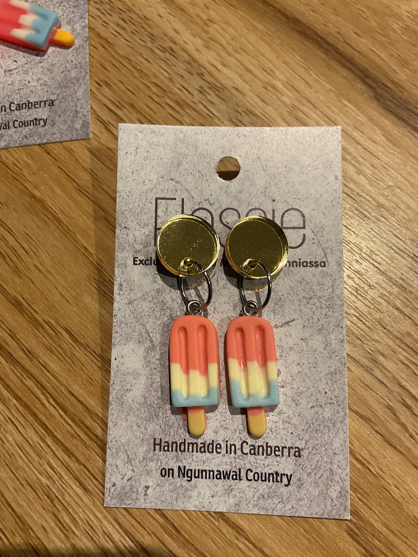 *Earrings Strawberry and More Flavour Ice Cream Dangles