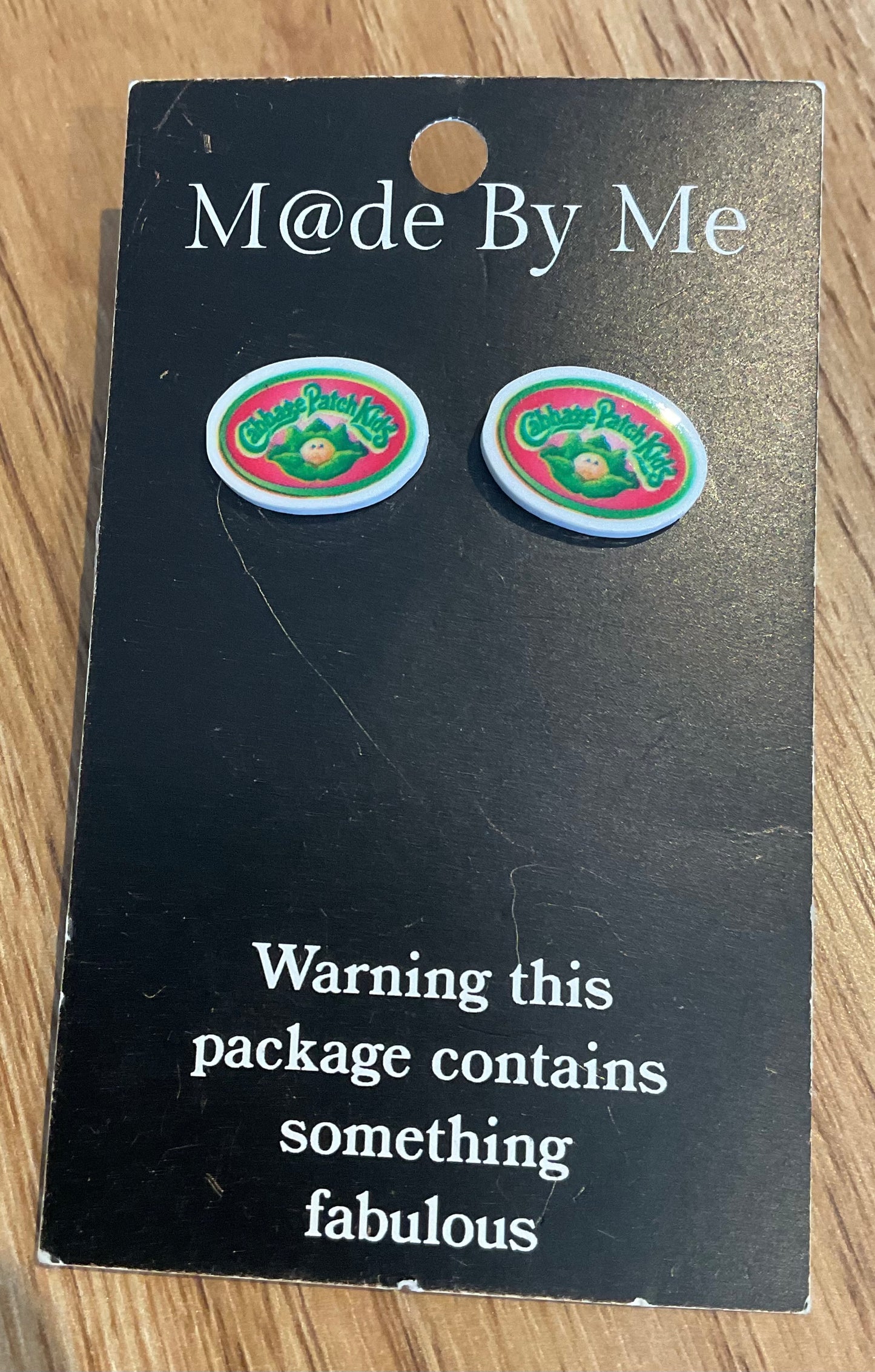 *Earrings Cabbage Patch Studs