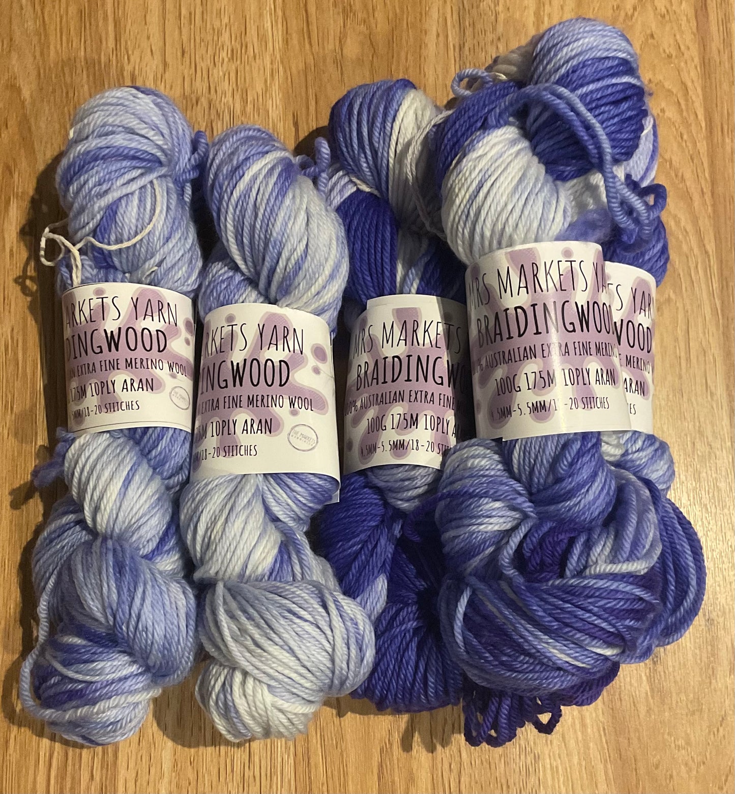 *Braidingwood Yarn 10ply Grapish