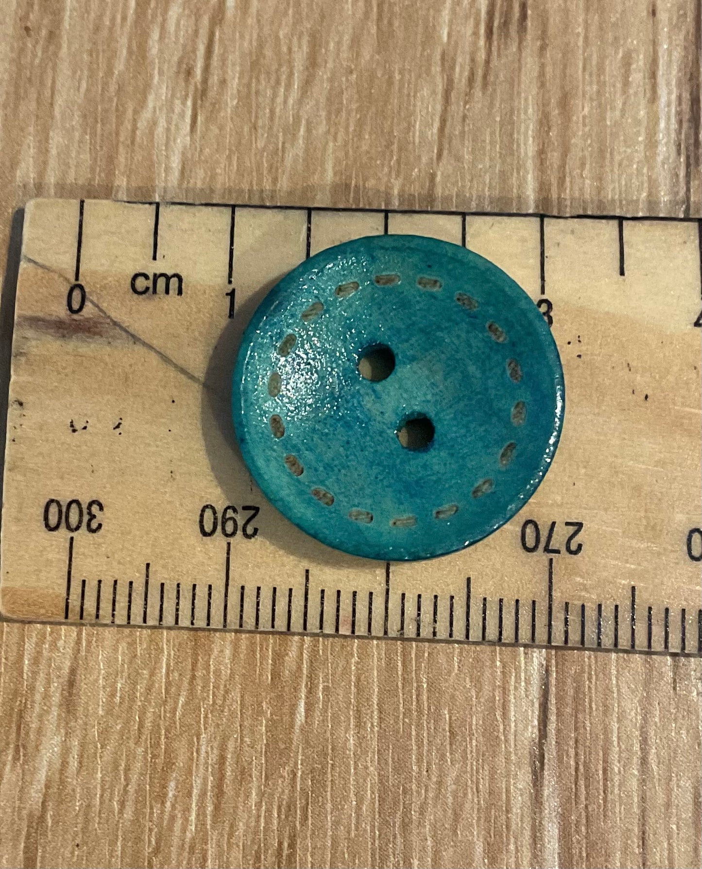 *Loose Buttons - Wooden Colourful