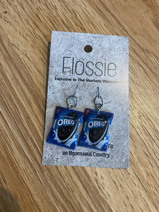 *Earrings Oreo Dangles